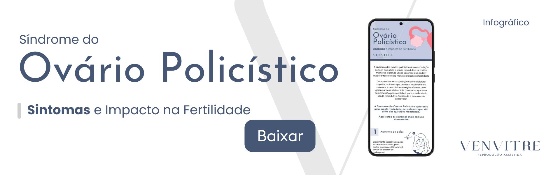 ovario policistico sintomas baixar infografico